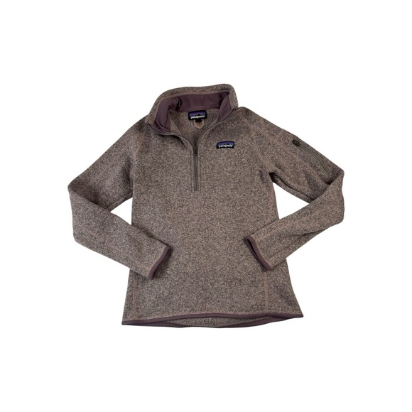 Patagonia Sweaters - Patagonia Better Sweater Fleece 1/4 Zip Pullover Dusty Mauve Purple Womens Small